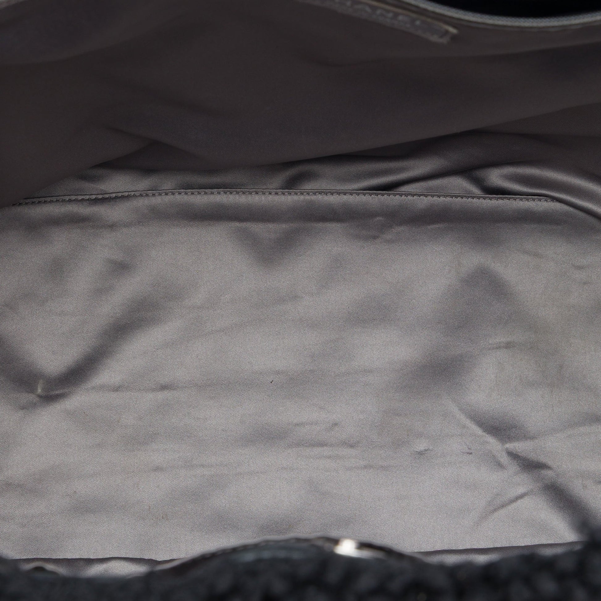 Chanel Large Quilted Tweed and PVC Funny Tote