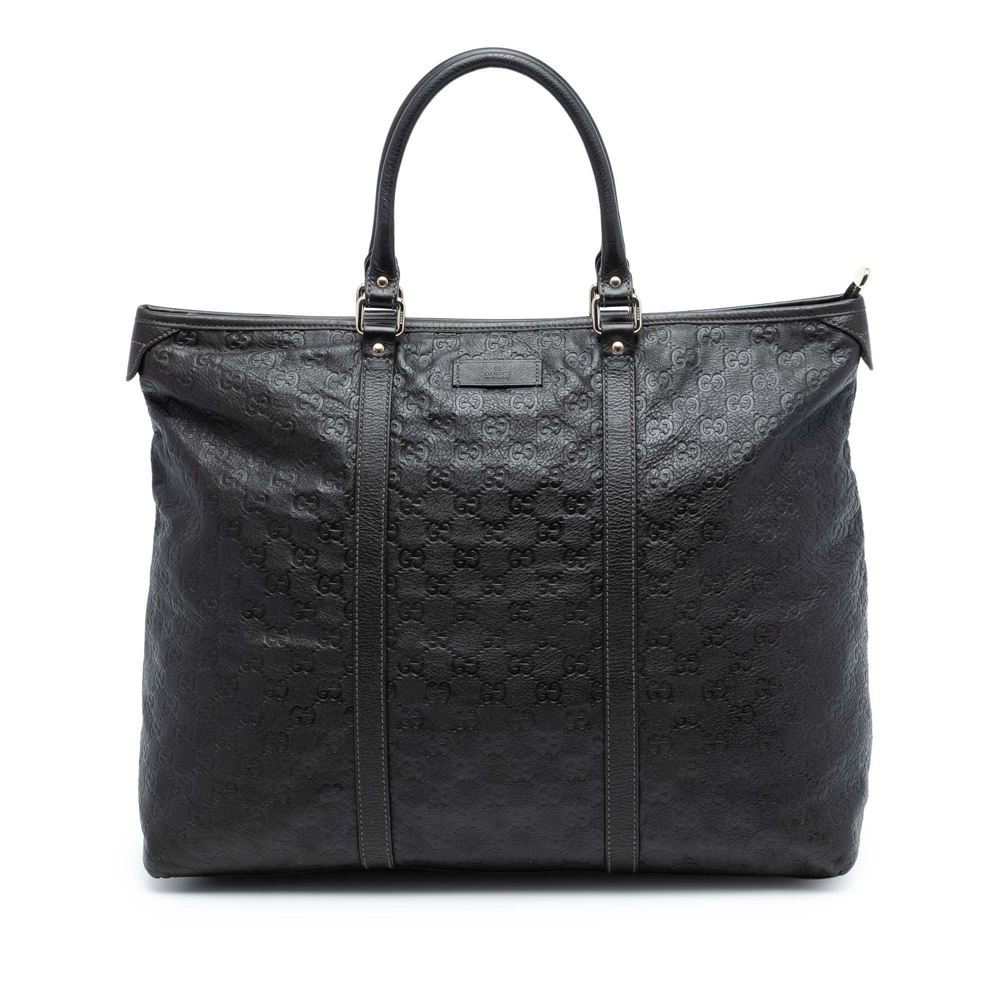 Gucci Large Guccissima Weekender Tote