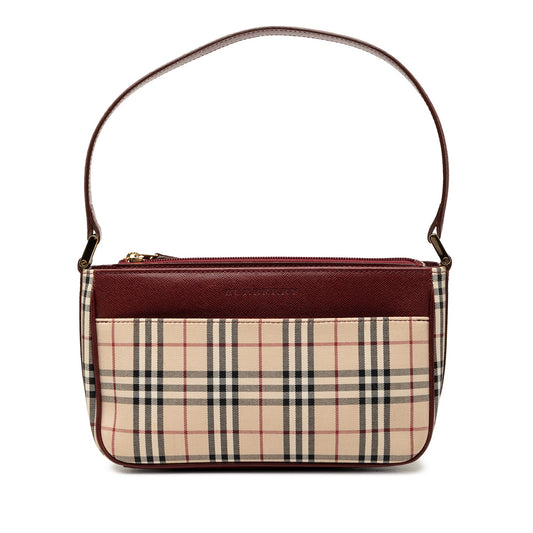 Burberry House Check Canvas Shoulder Bag
