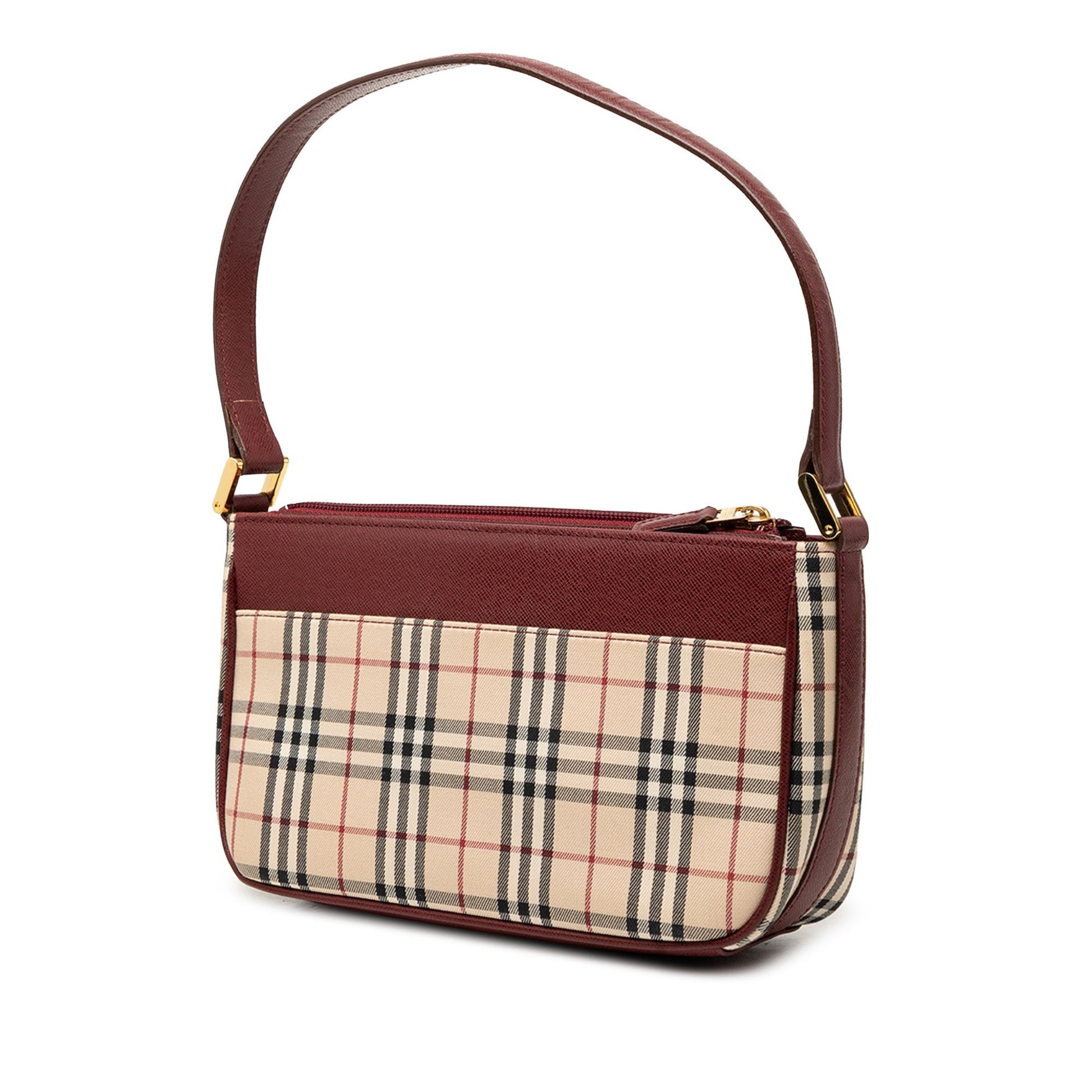 Burberry House Check Canvas Shoulder Bag