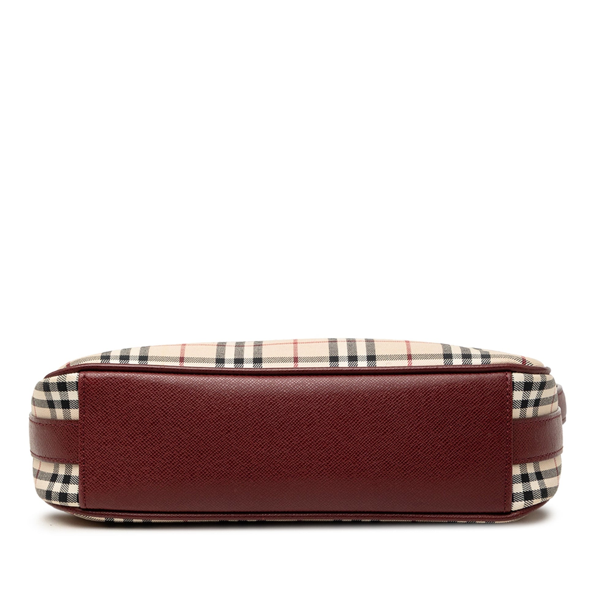 Burberry House Check Canvas Shoulder Bag