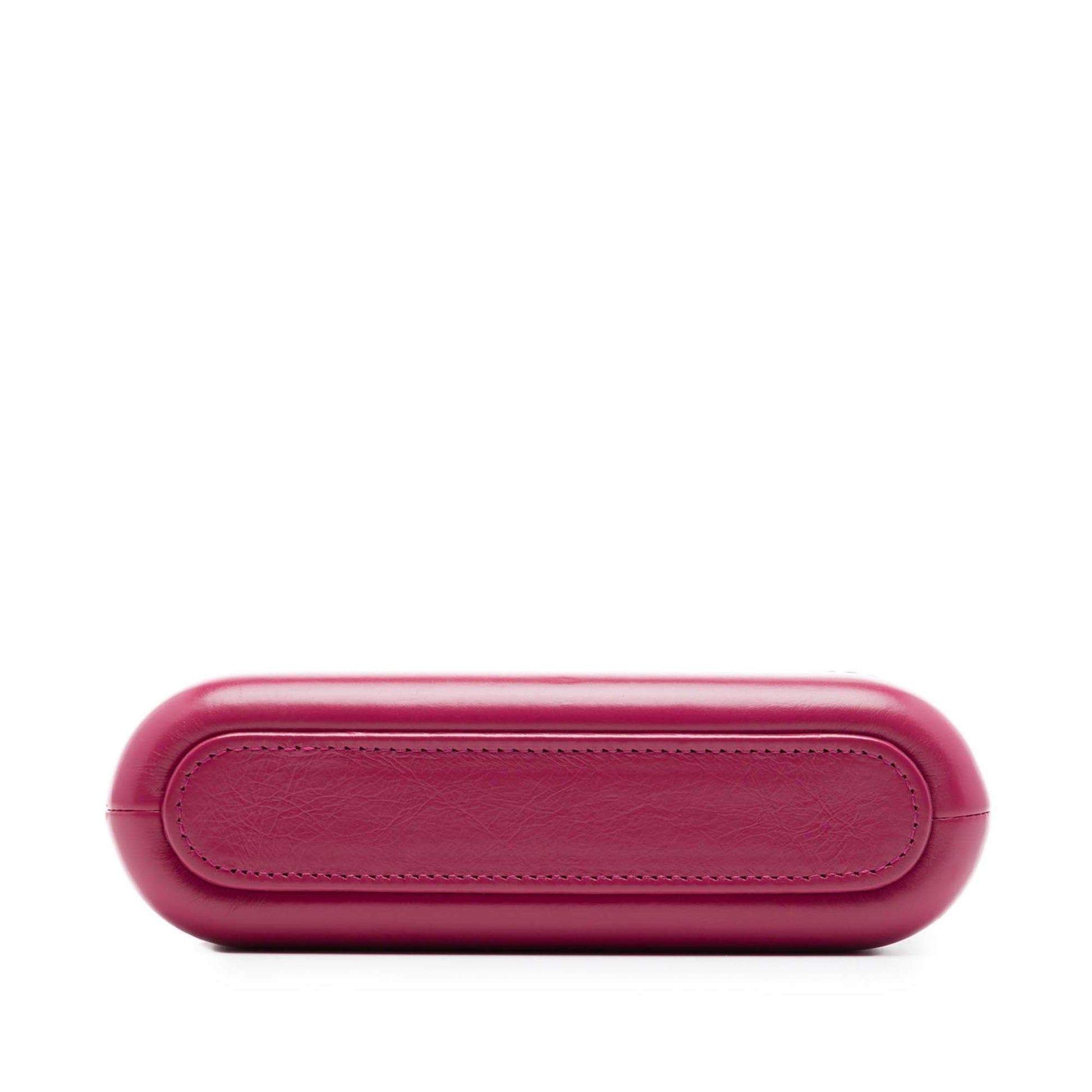 Chanel Quilted Aged Calfskin Gabrielle Double Zip Clutch with Chain