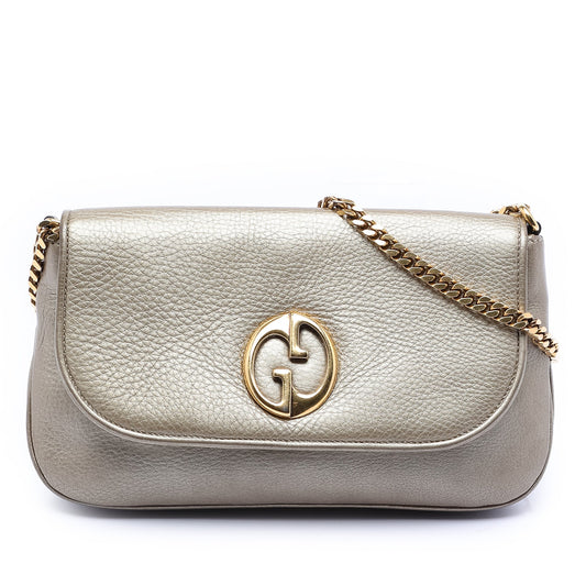 Gucci Medium Leather 1973 Chain Crossbody