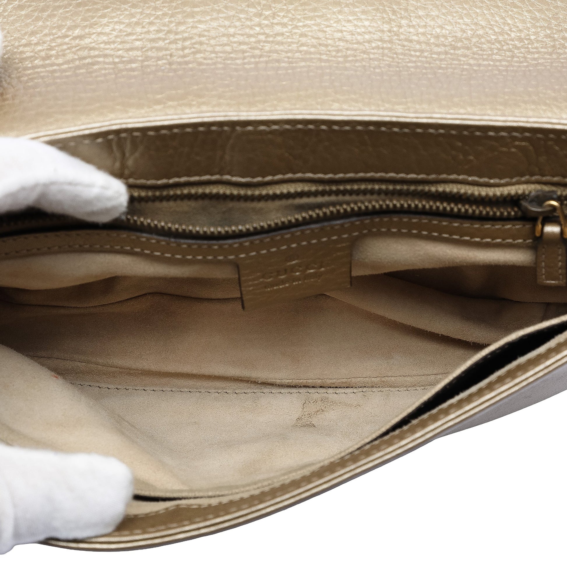 Gucci Medium Leather 1973 Chain Crossbody