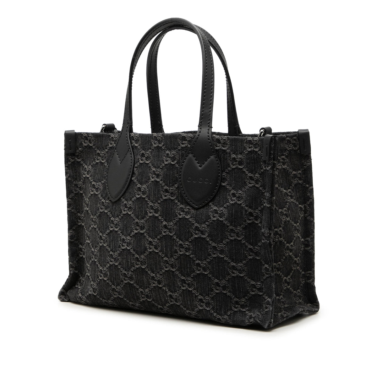 Gucci Medium GG Denim Ophidia Tote