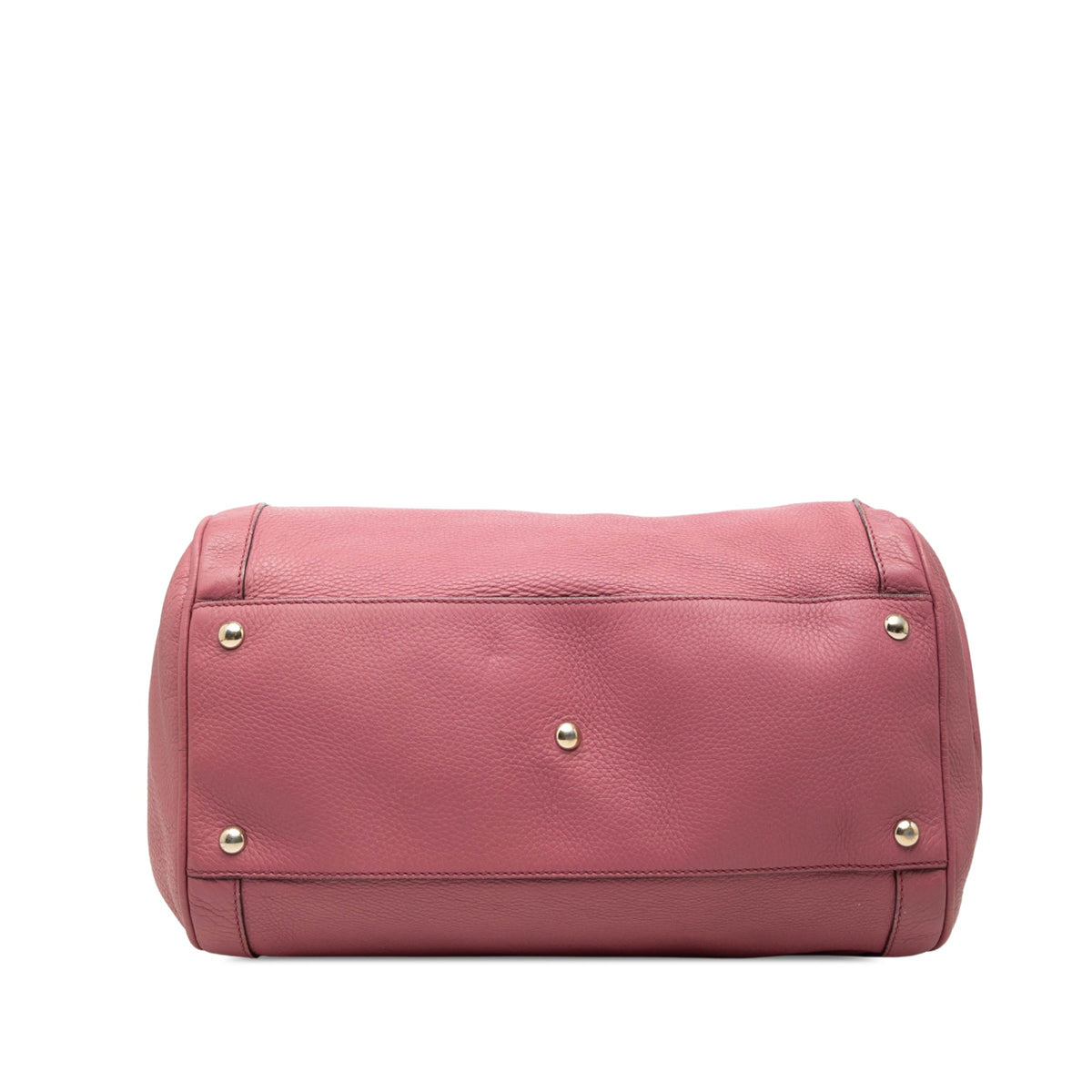 Gucci Medium Pebbled Calfskin Soho Boston Bag