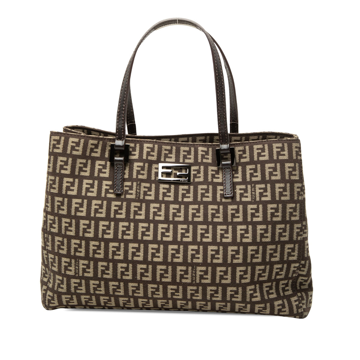 Fendi Small Zucchino Canvas Tote