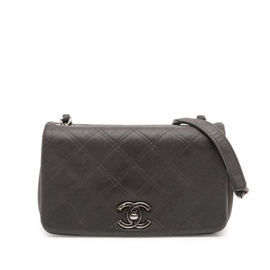 Chanel Small Diamond Embossed Calfskin New Chic Flap