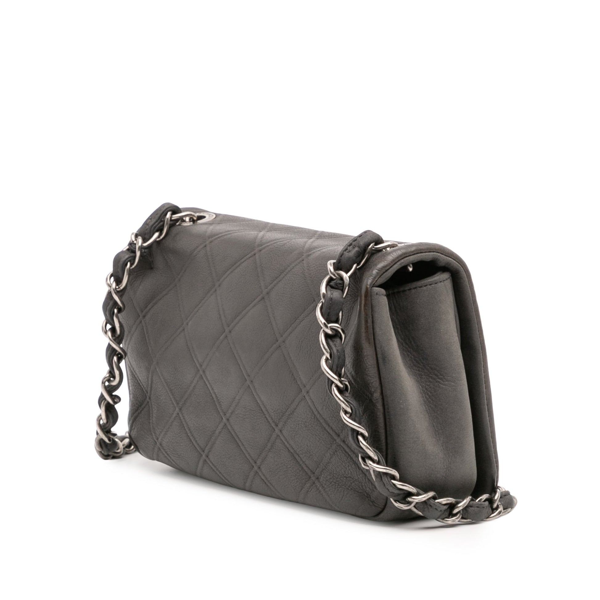 Chanel Small Diamond Embossed Calfskin New Chic Flap