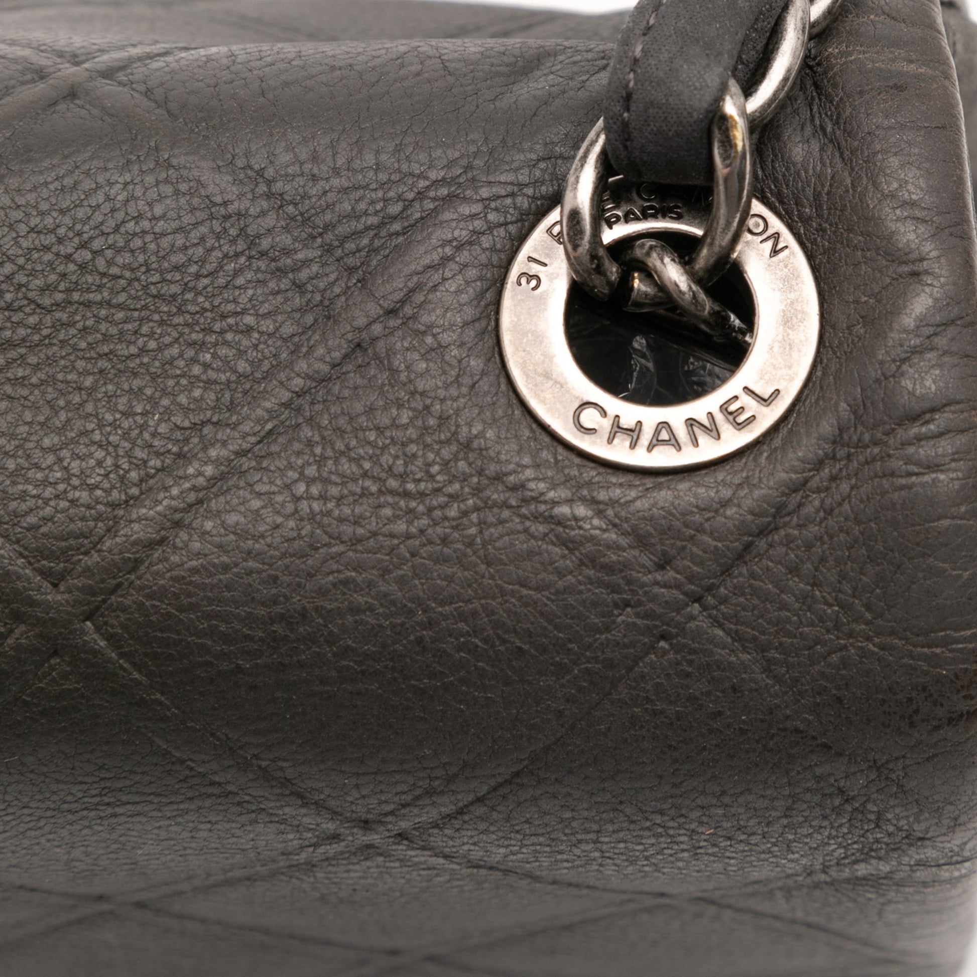 Chanel Small Diamond Embossed Calfskin New Chic Flap