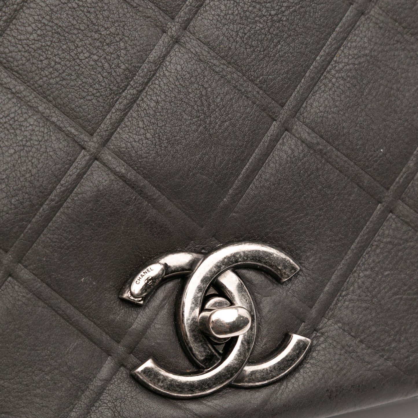 Chanel Small Diamond Embossed Calfskin New Chic Flap