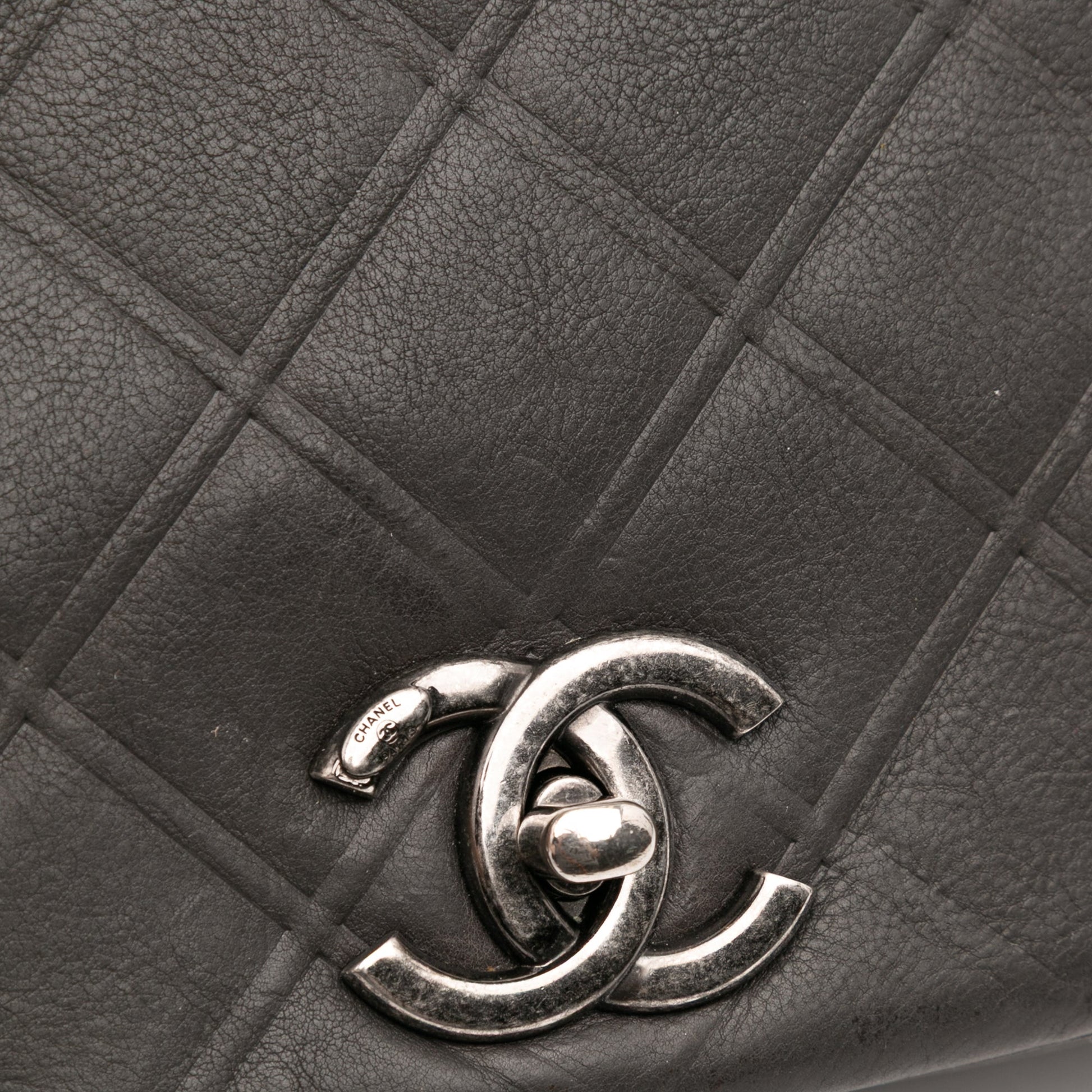 Chanel Small Diamond Embossed Calfskin New Chic Flap