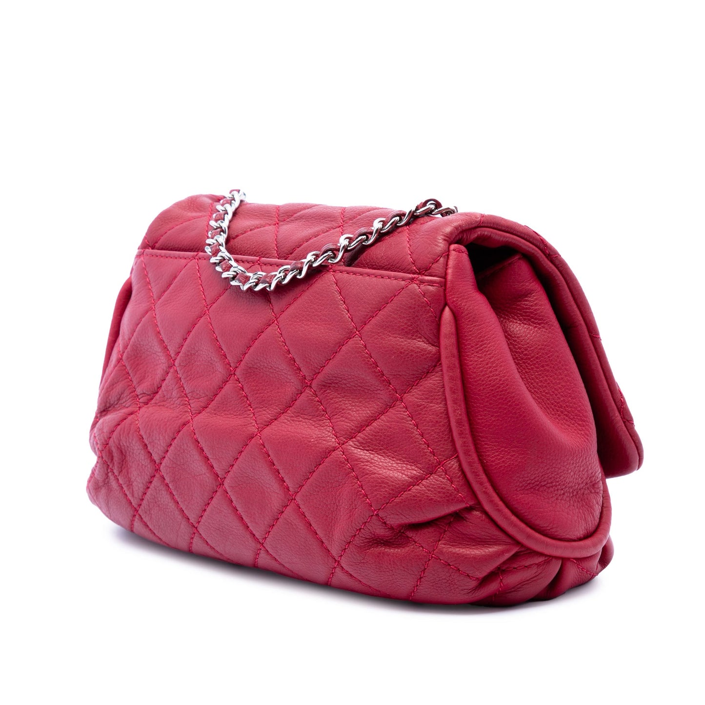 Chanel Quilted Calfskin CC Curvy Flap