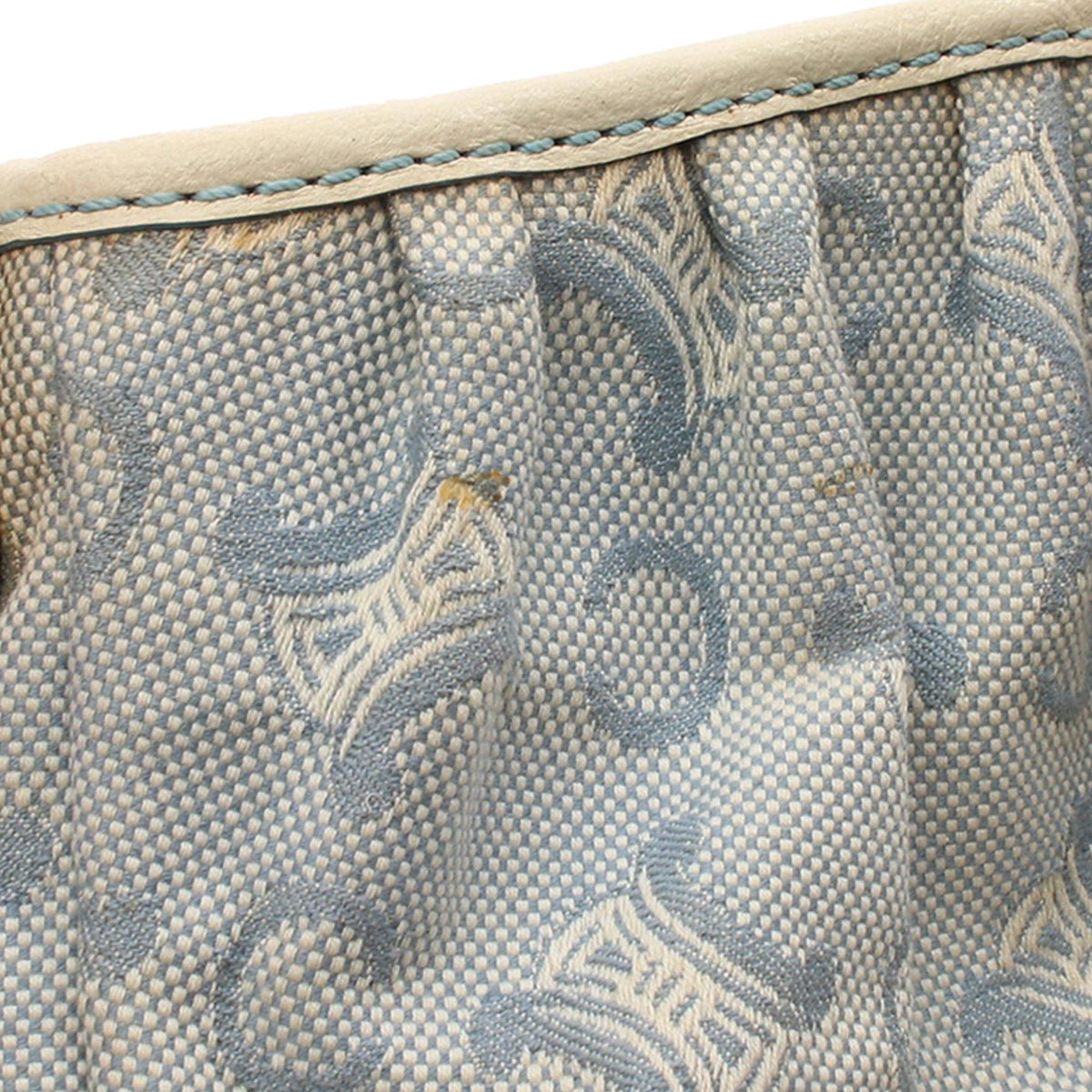 Celine C Macadam Canvas Shoulder Bag — Blue