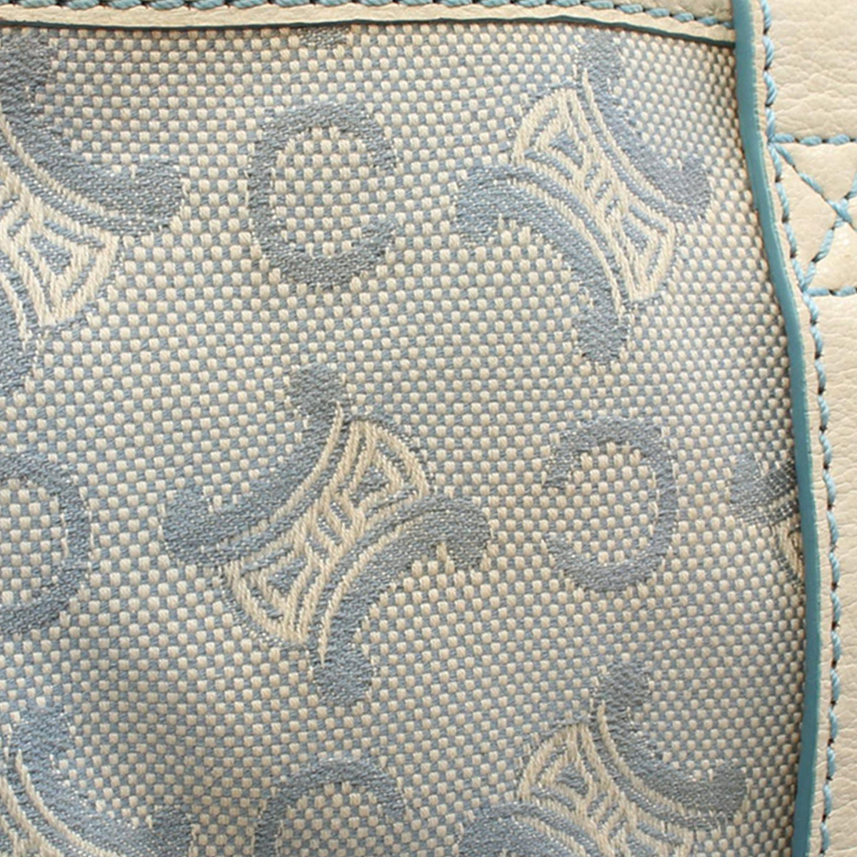 Celine C Macadam Canvas Shoulder Bag — Blue