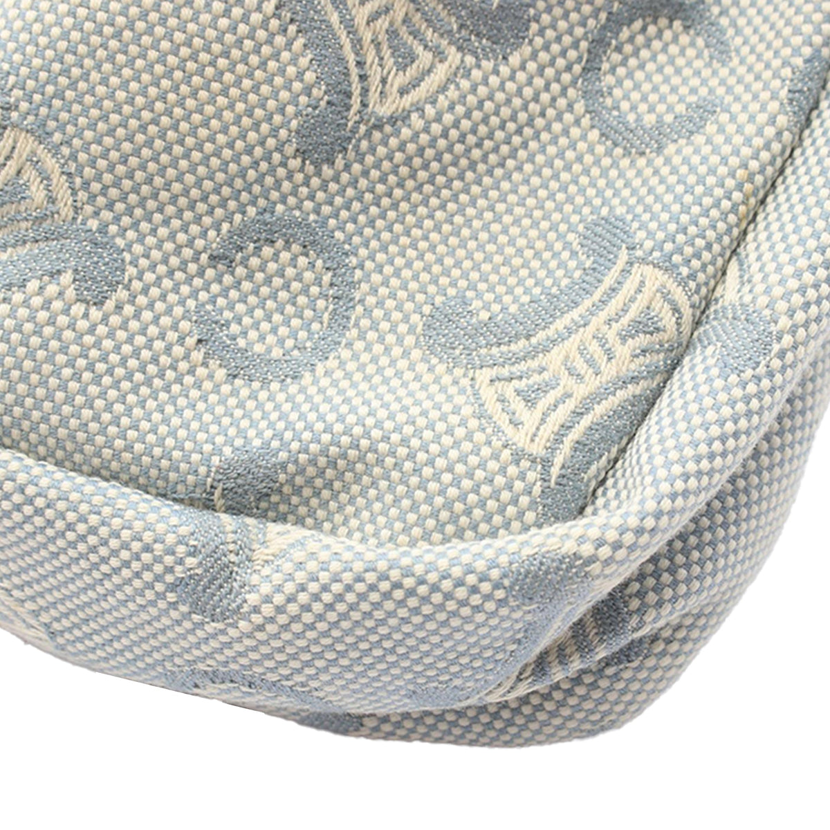 Celine C Macadam Canvas Shoulder Bag — Blue