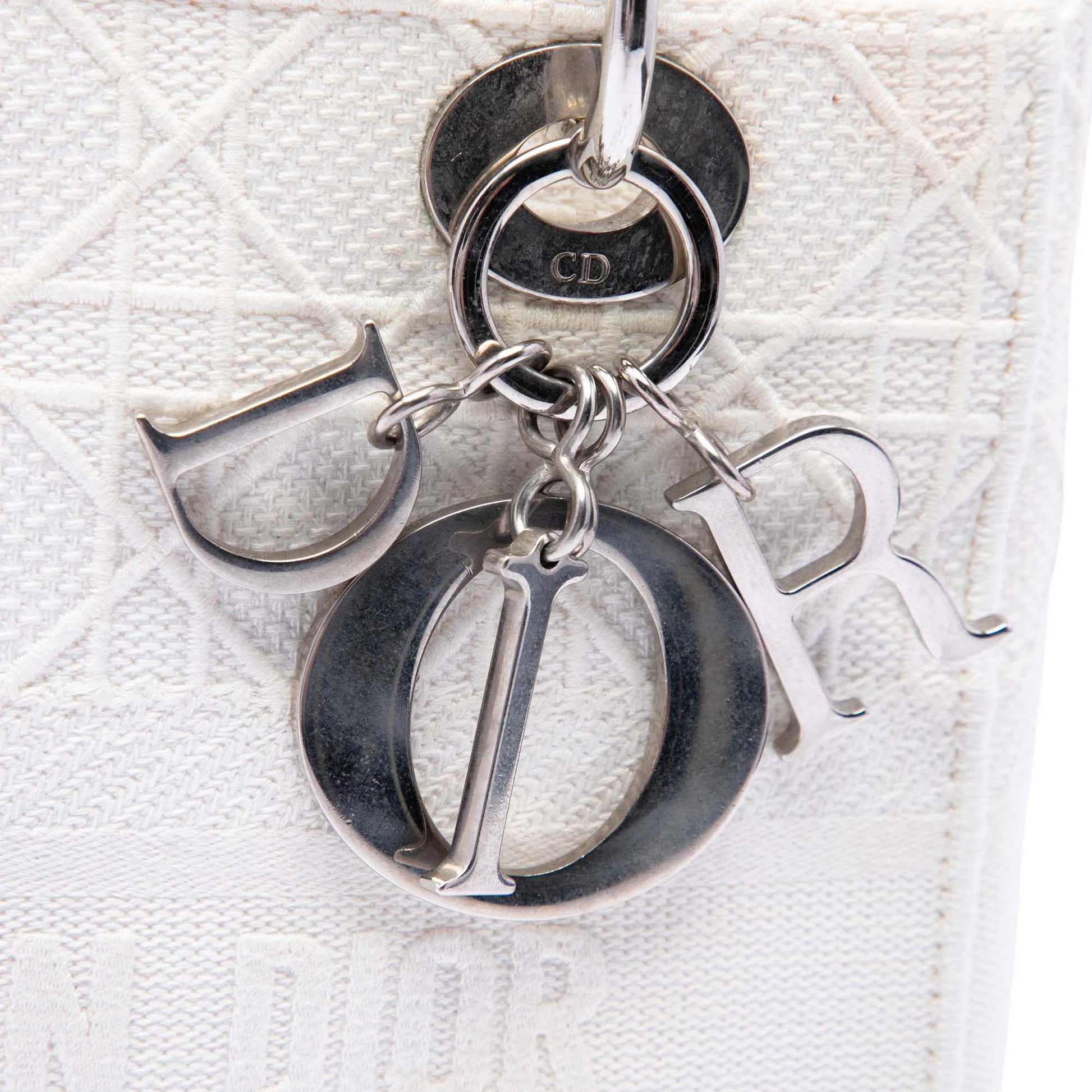 Dior Medium Canvas Cannage Lady D Lite