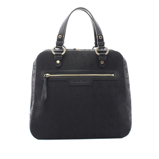 Bvlgari Logomania Canvas Handbag