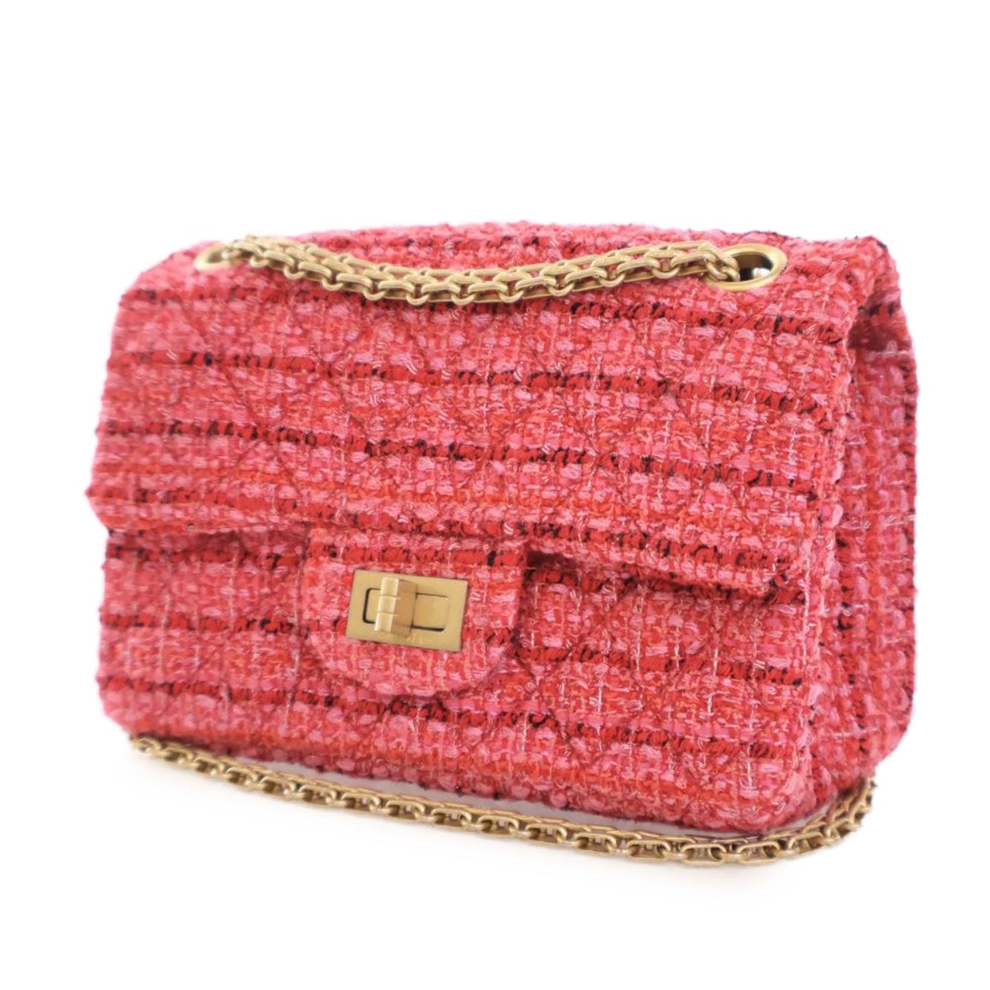 Chanel Mini Reissue 2.55 Tweed Single Flap 224