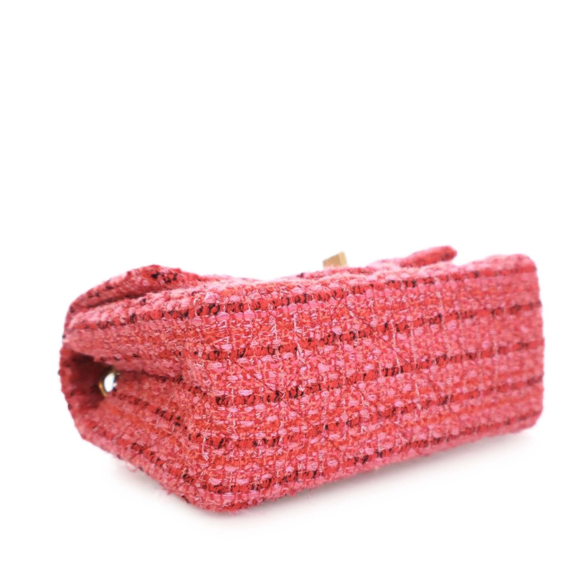 Chanel Mini Reissue 2.55 Tweed Single Flap 224