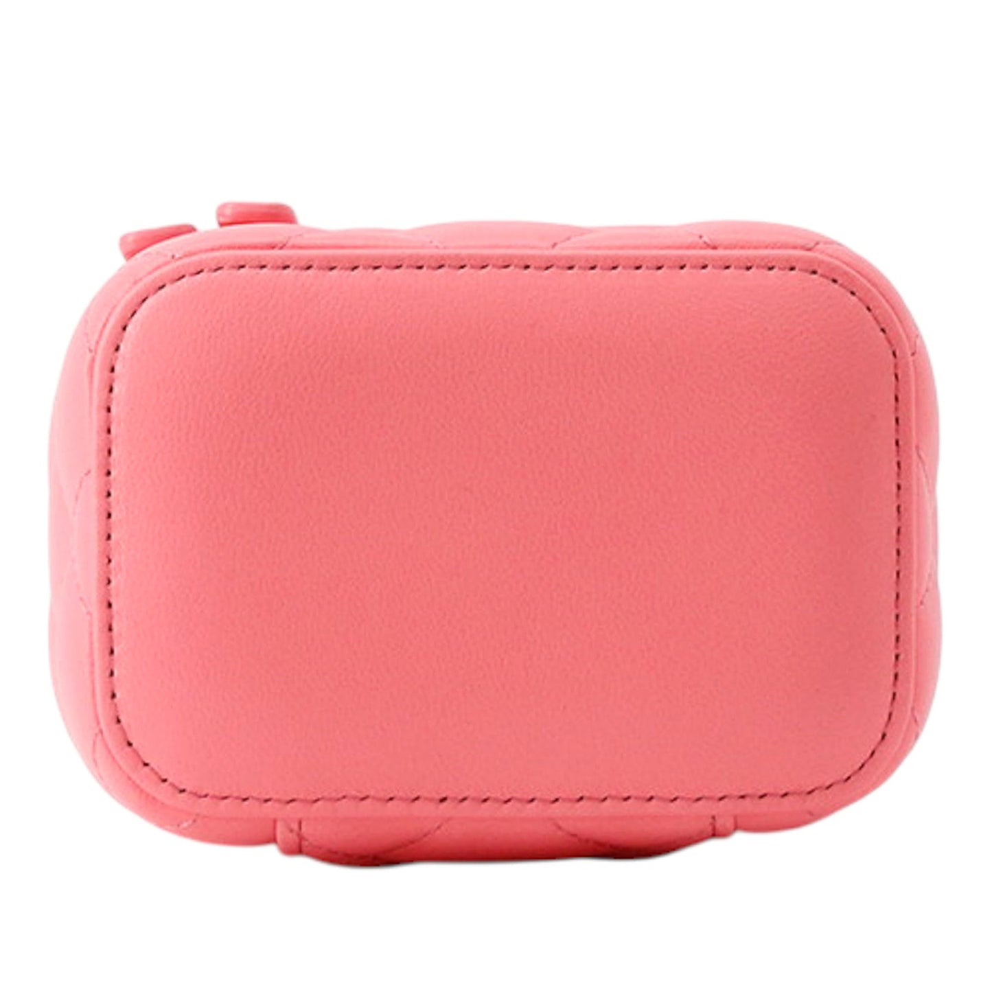 Chanel Mini Quilted Lambskin Pearl Crush Vanity Case With Chain
