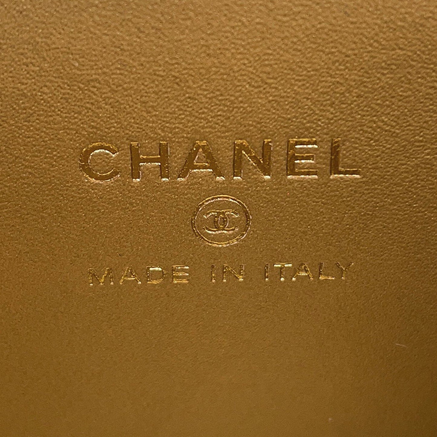 Chanel Mini Quilted Lambskin Pearl Crush Vanity Case With Chain