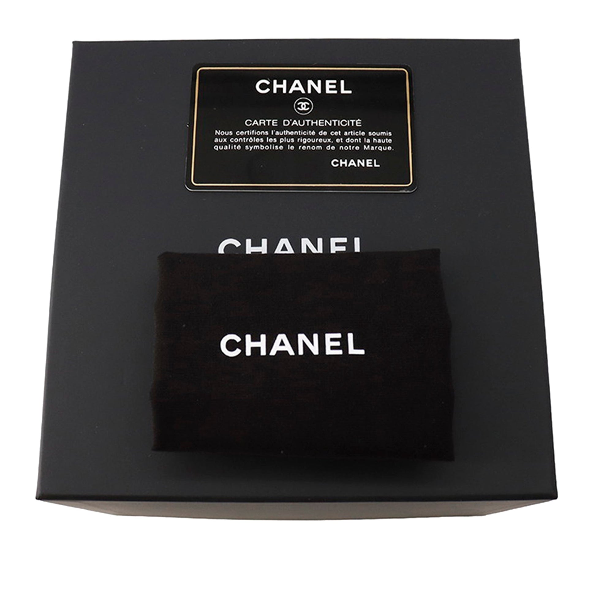 Chanel Mini Quilted Lambskin Pearl Crush Vanity Case With Chain