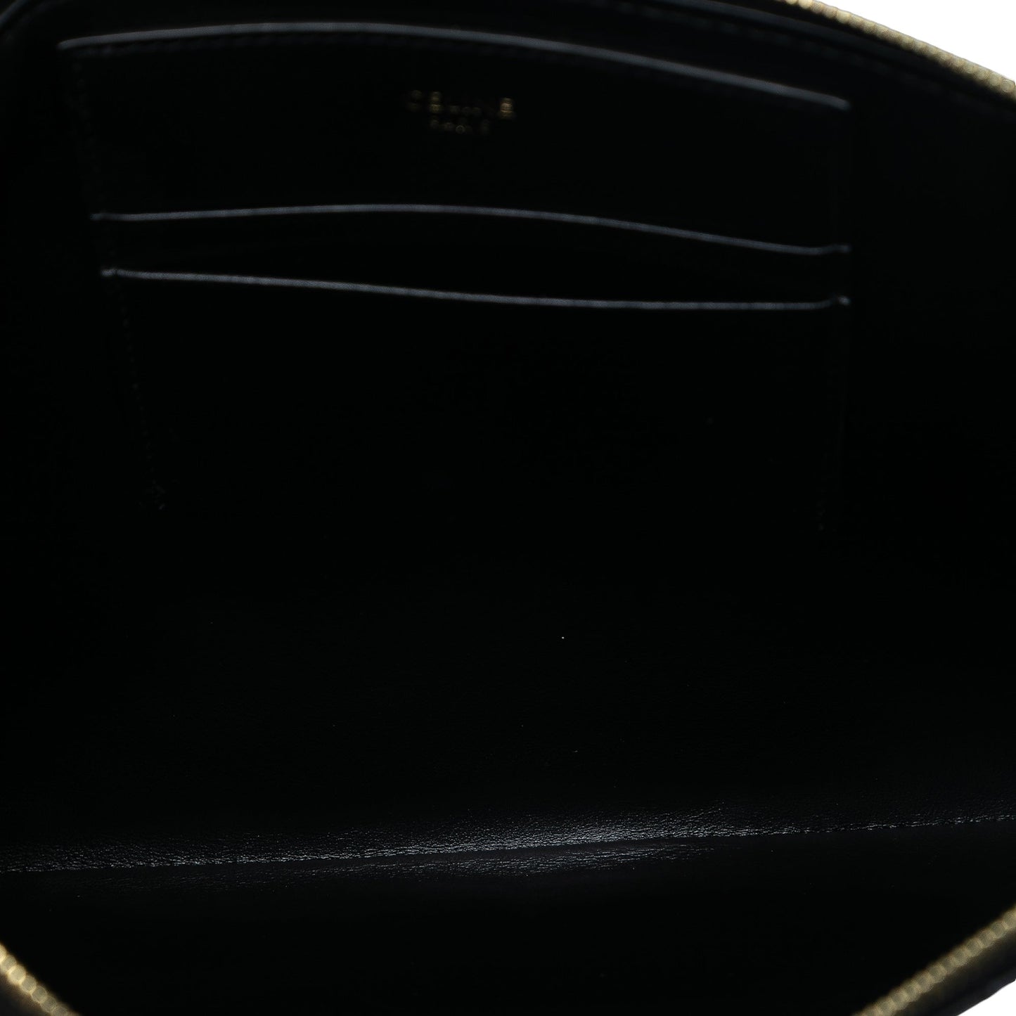 Celine Quilted Calfskin C Charm Pouch