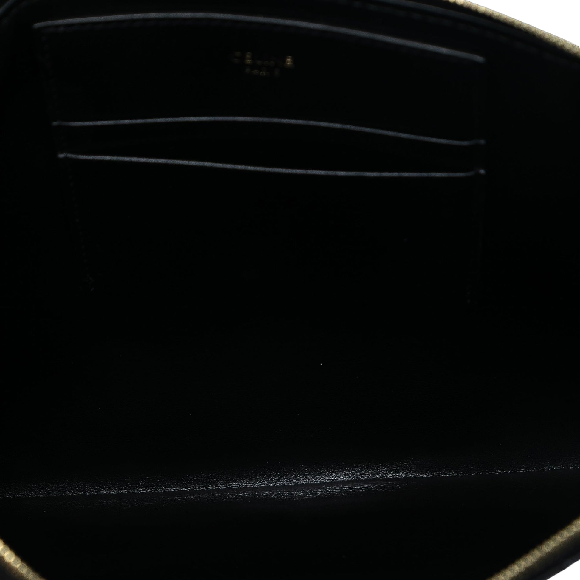Celine Quilted Calfskin C Charm Pouch