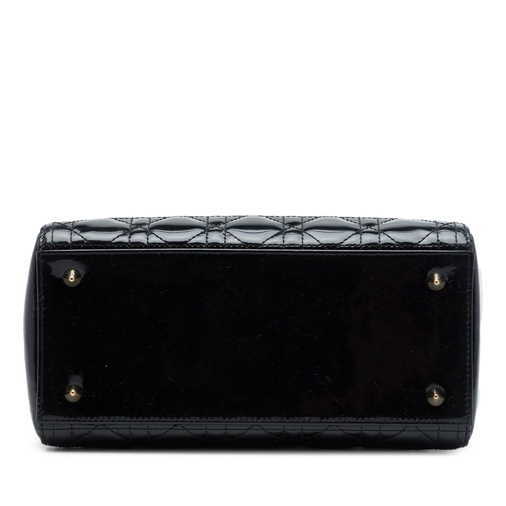 Dior Medium Patent Cannage Lady Dior