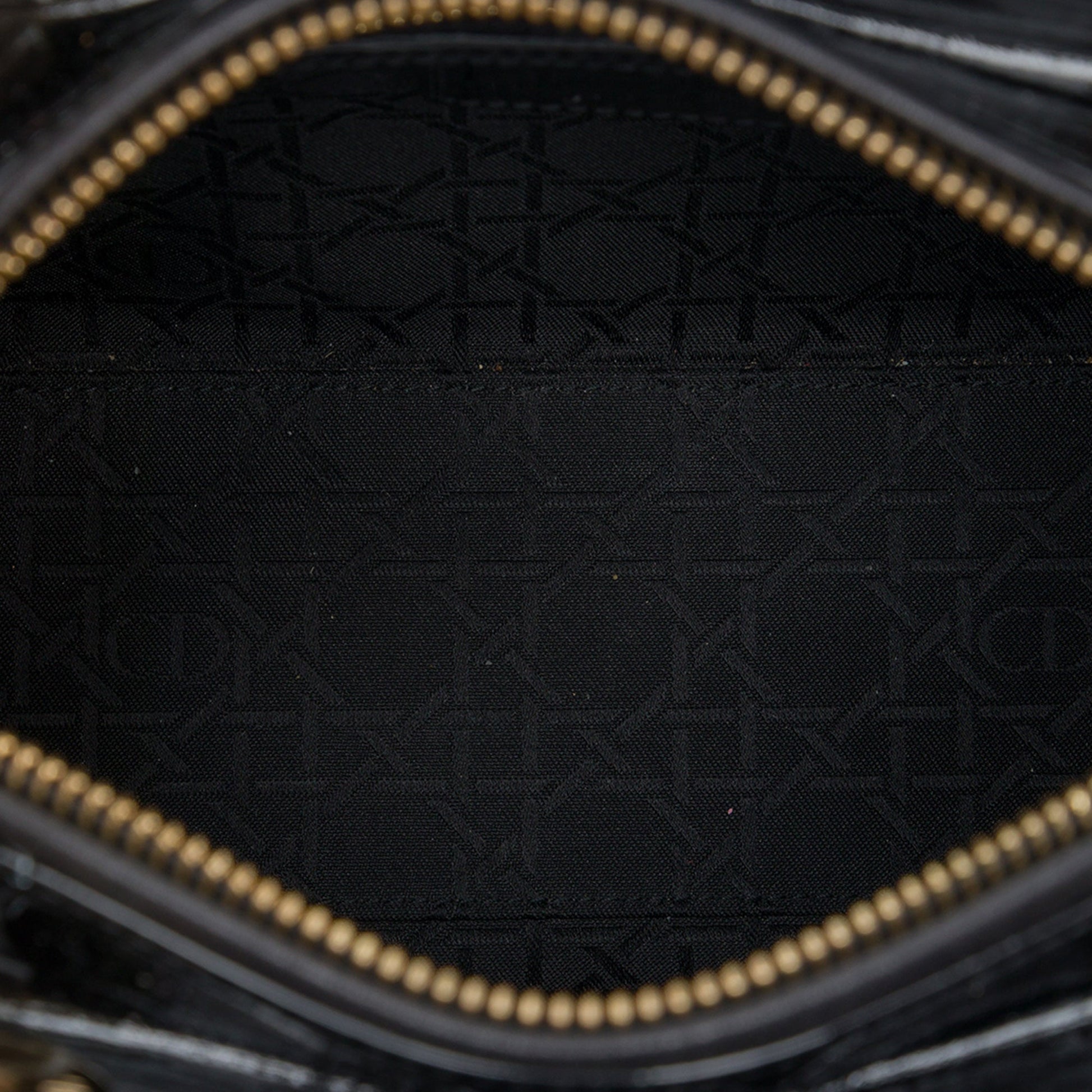 Dior Medium Patent Cannage Lady Dior