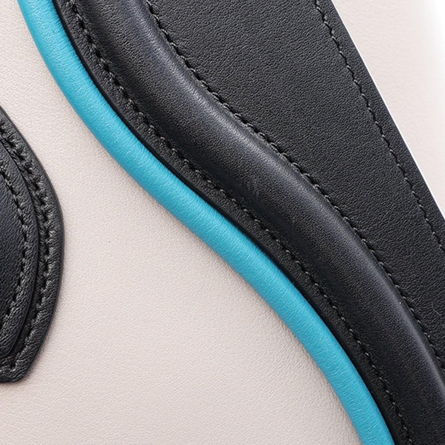 Celine Micro Tricolor Leather Luggage Tote