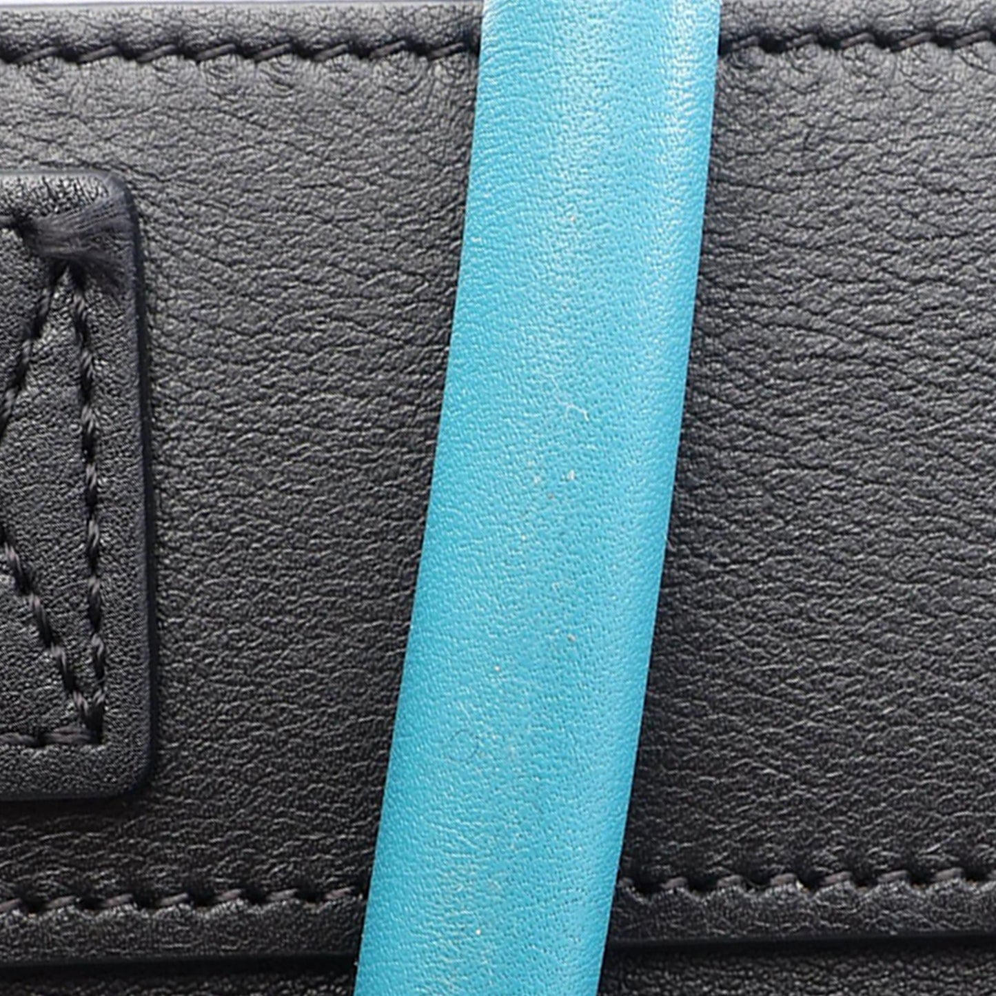 Celine Micro Tricolor Leather Luggage Tote