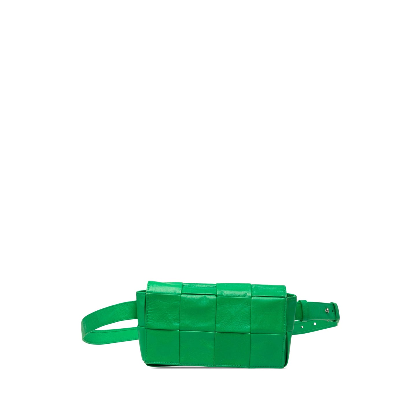 Bottega Veneta Mini Paper Calfskin Intrecciato Cassette Belt Bag