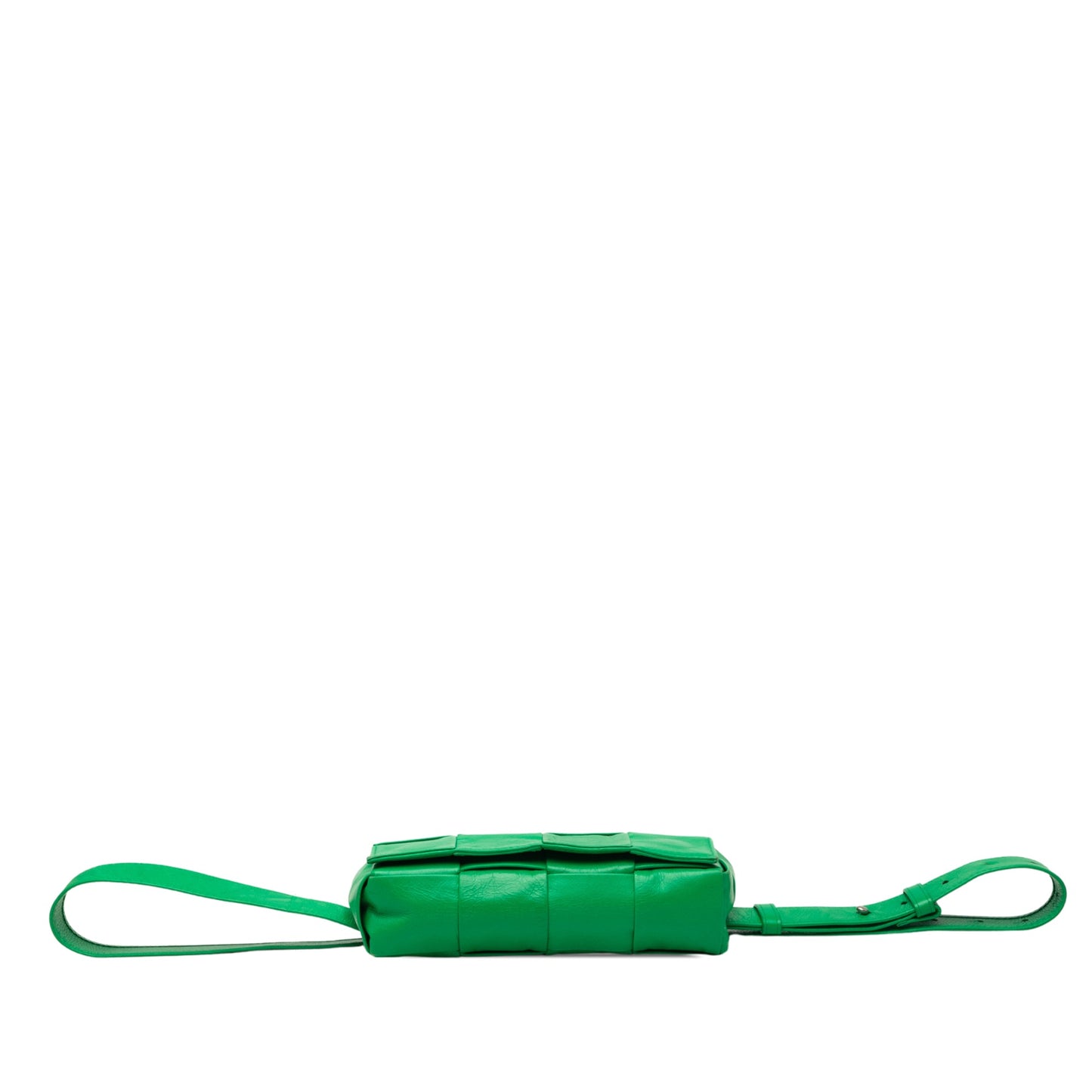 Bottega Veneta Mini Paper Calfskin Intrecciato Cassette Belt Bag