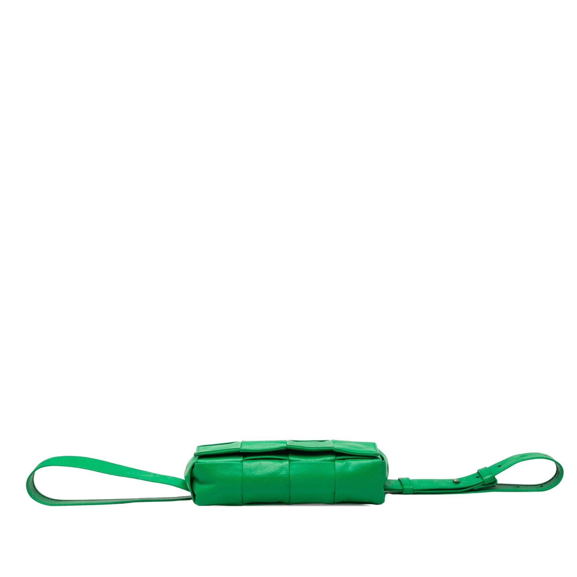 Bottega Veneta Mini Paper Calfskin Intrecciato Cassette Belt Bag