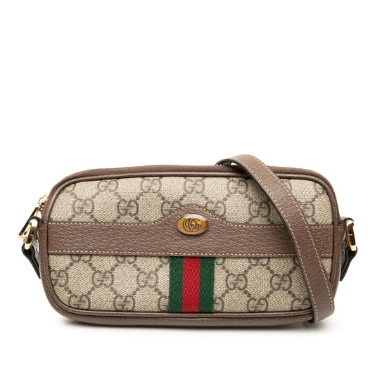 Gucci Mini GG Supreme Web Ophidia Crossbody
