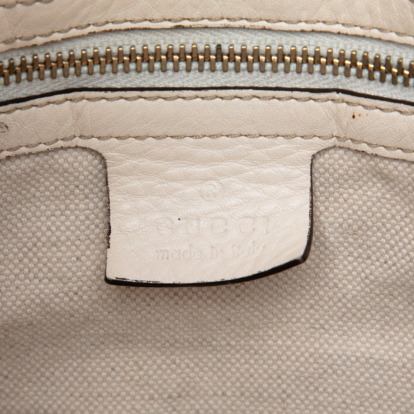 Gucci Medium Pebbled Calfskin Web Heritage Shoulder Bag