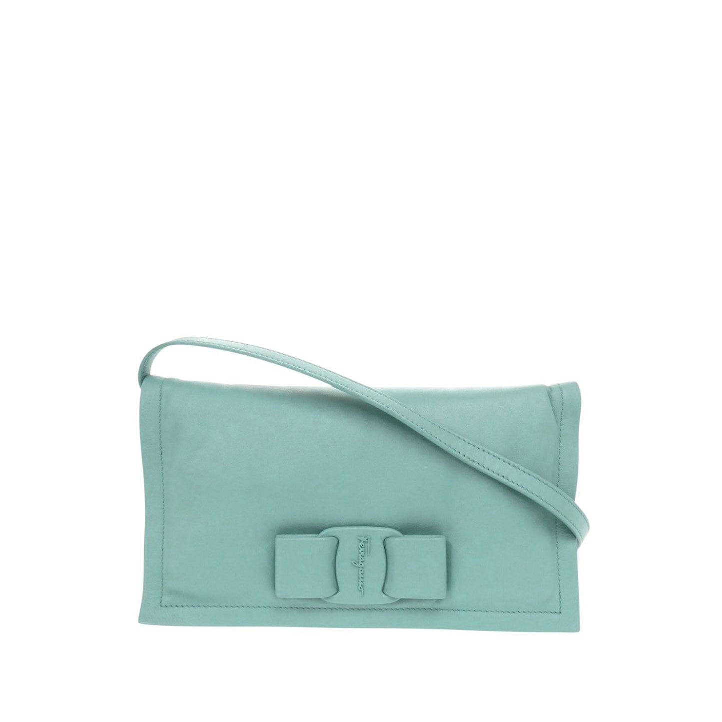 Ferragamo Mini Padded Leather Viva Bow Crossbody