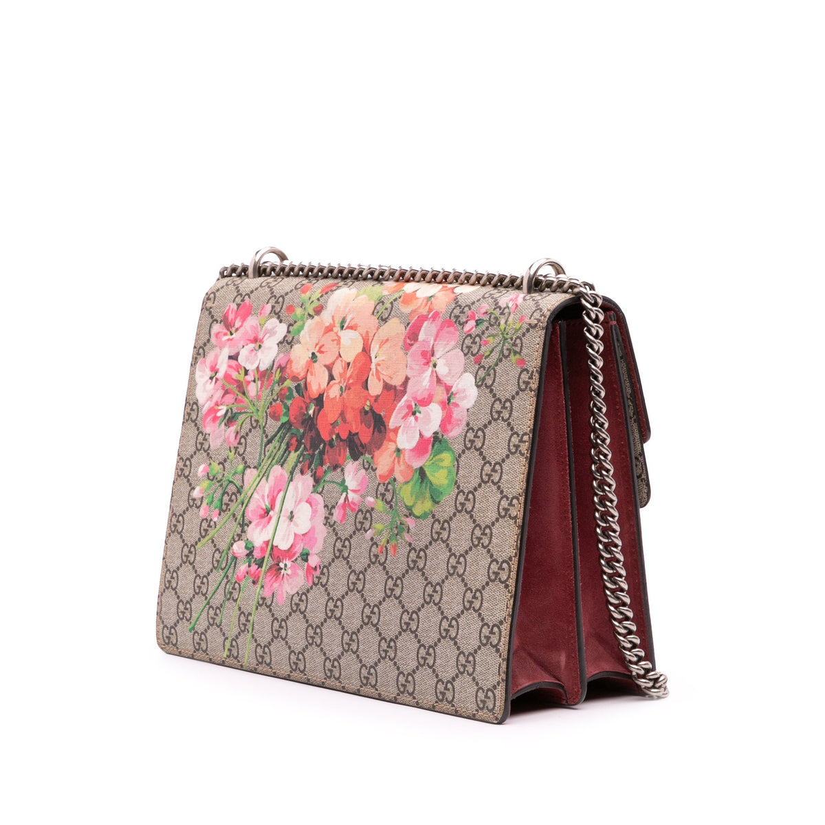 Gucci Medium GG Supreme Blooms Dionysus Shoulder Bag