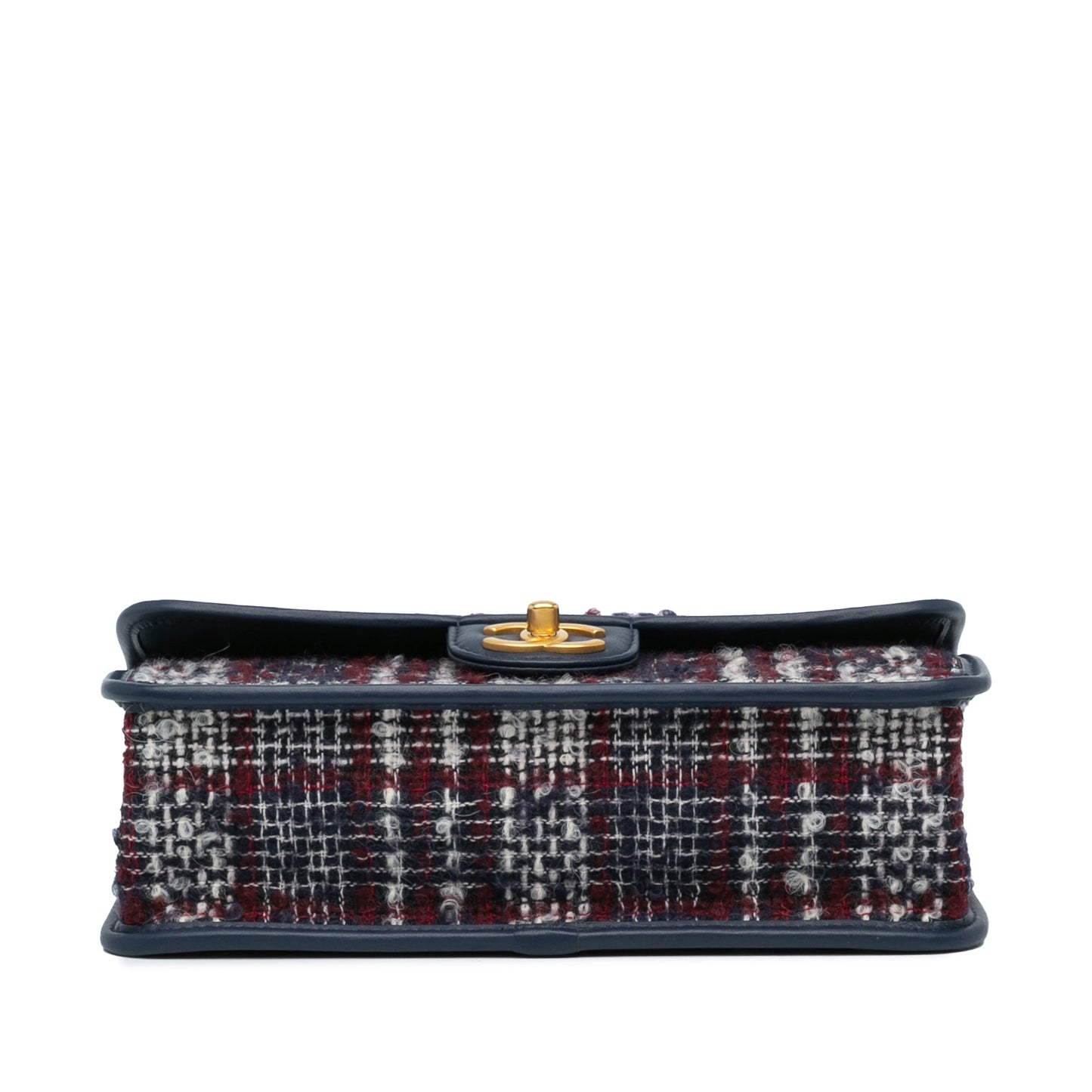 Chanel Small Tweed School Memory Top Handle Flap