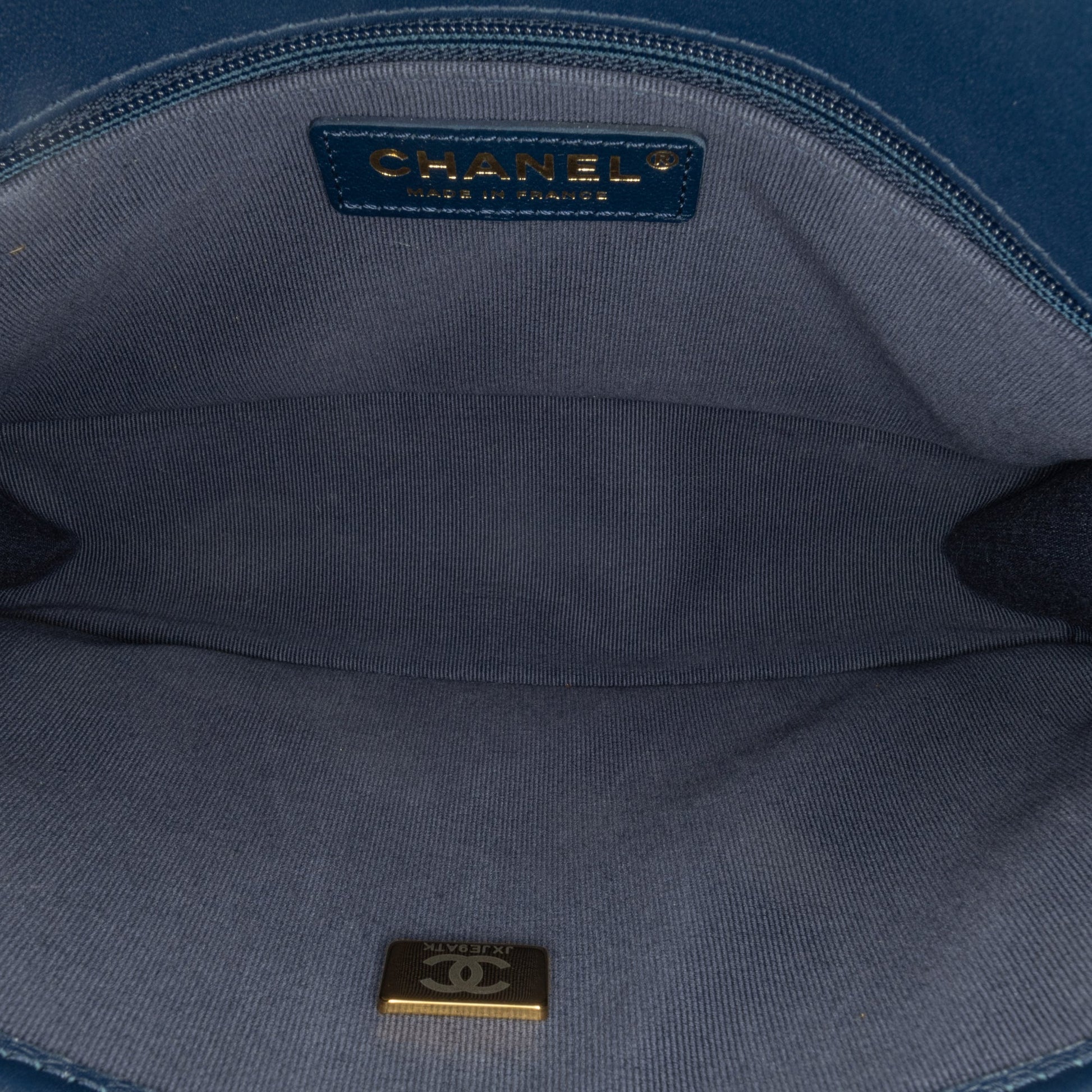 Chanel Small Tweed School Memory Top Handle Flap