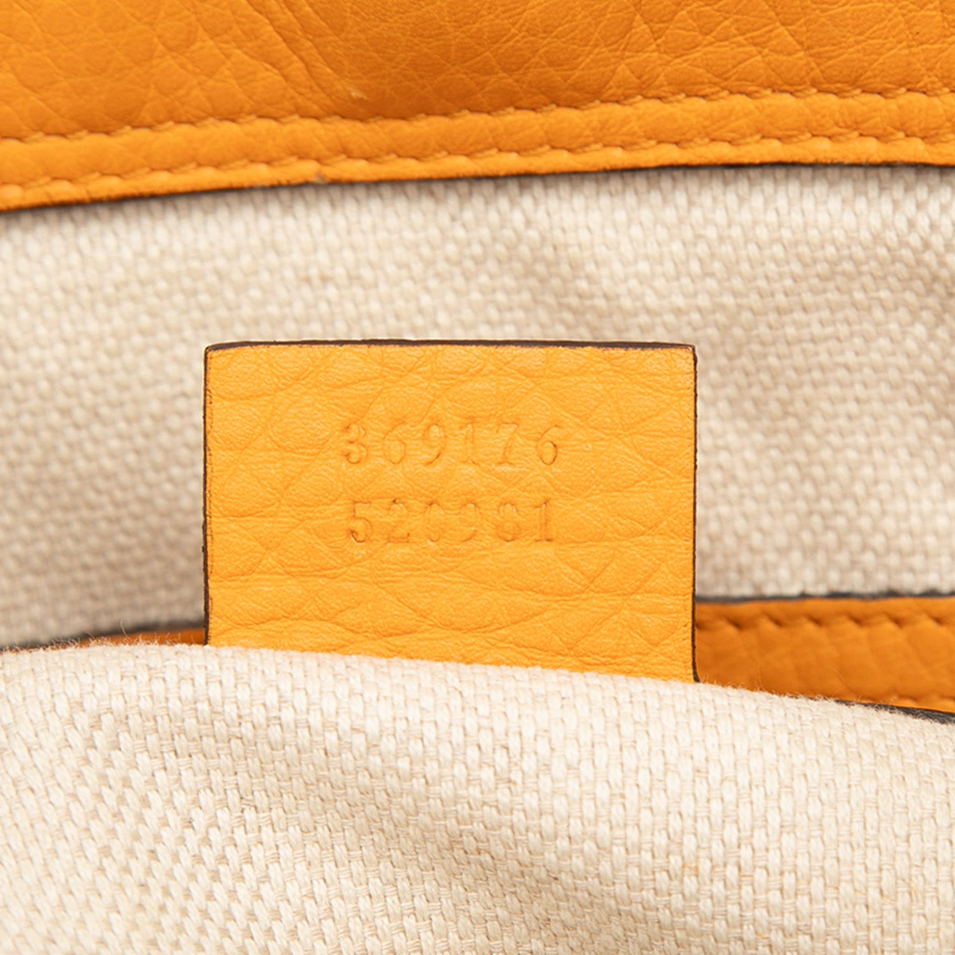 Gucci Small Calfskin Soho Cellarius Satchel