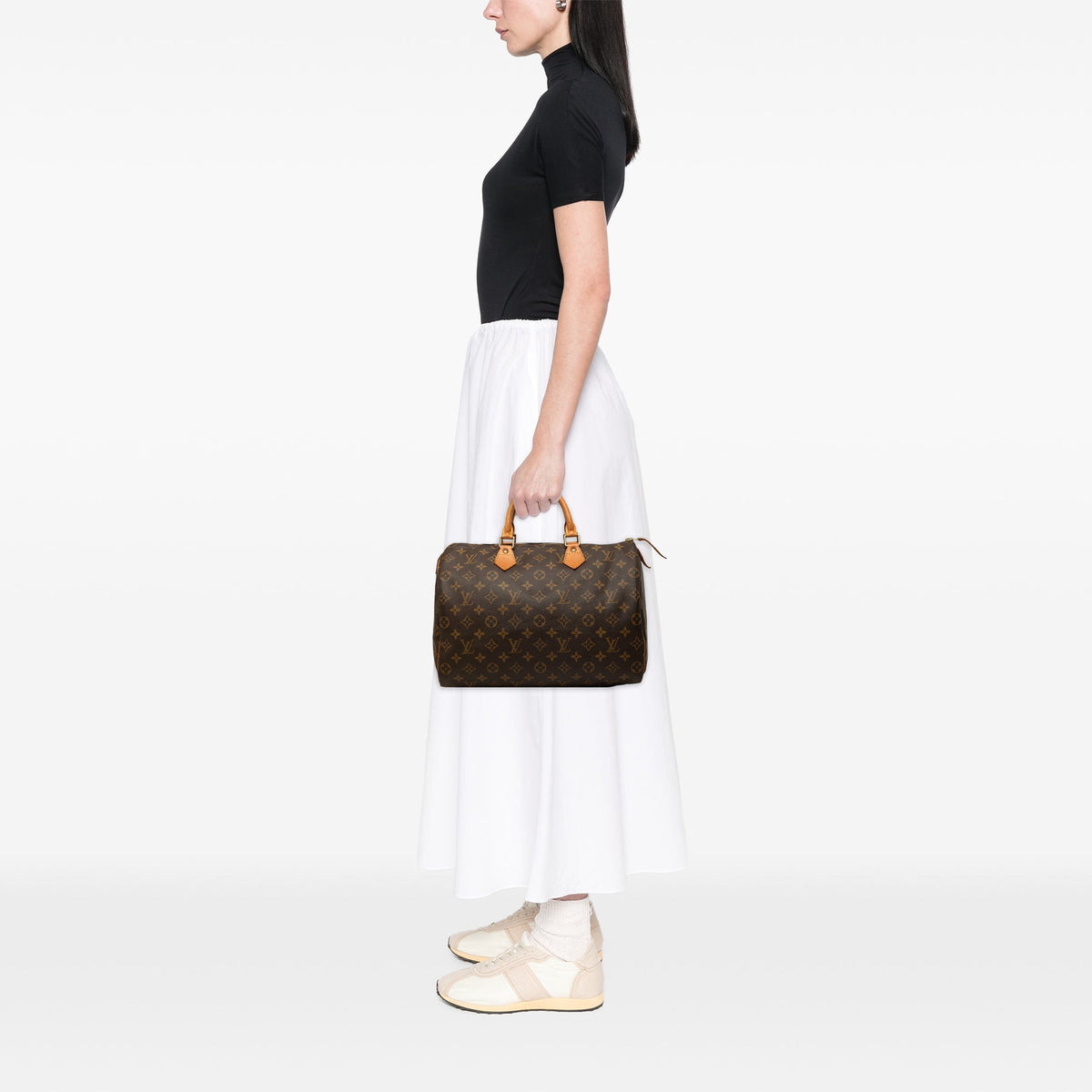Louis Vuitton Monogram Speedy 35 — Brown