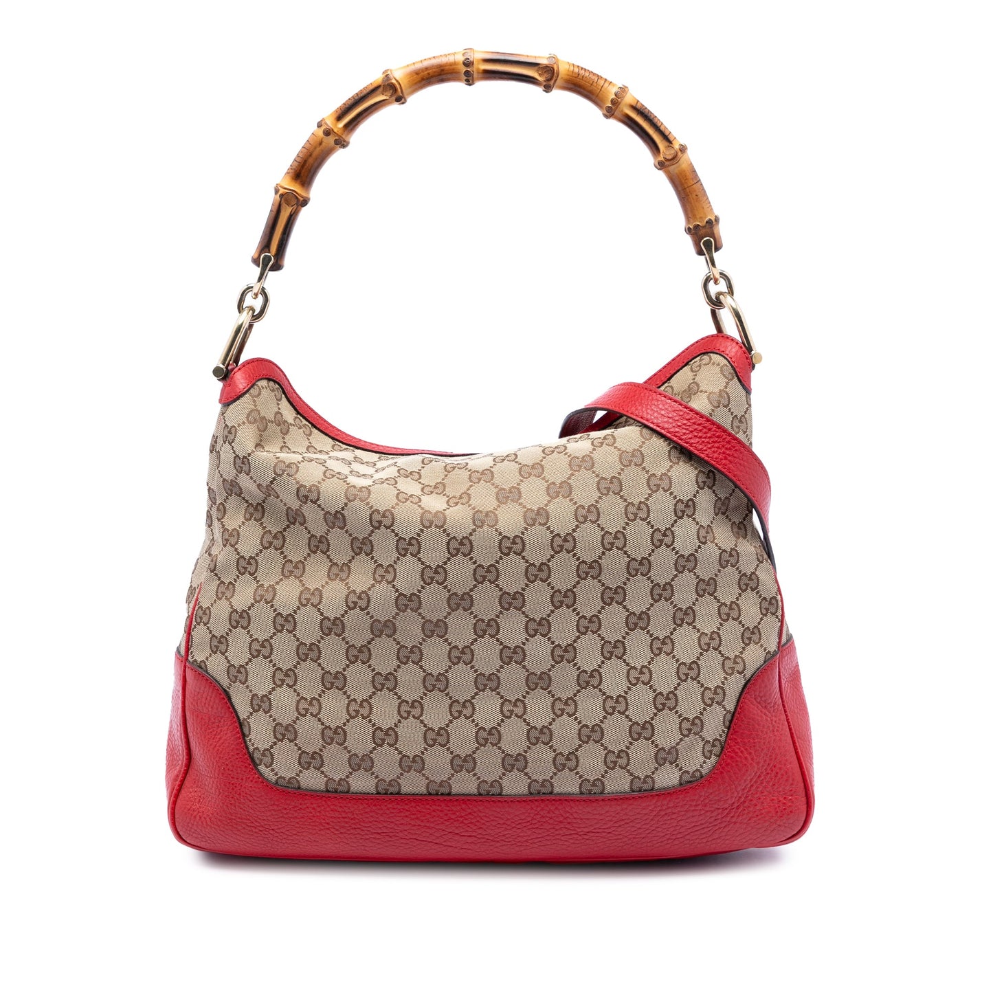Gucci GG Canvas Bamboo Diana Satchel