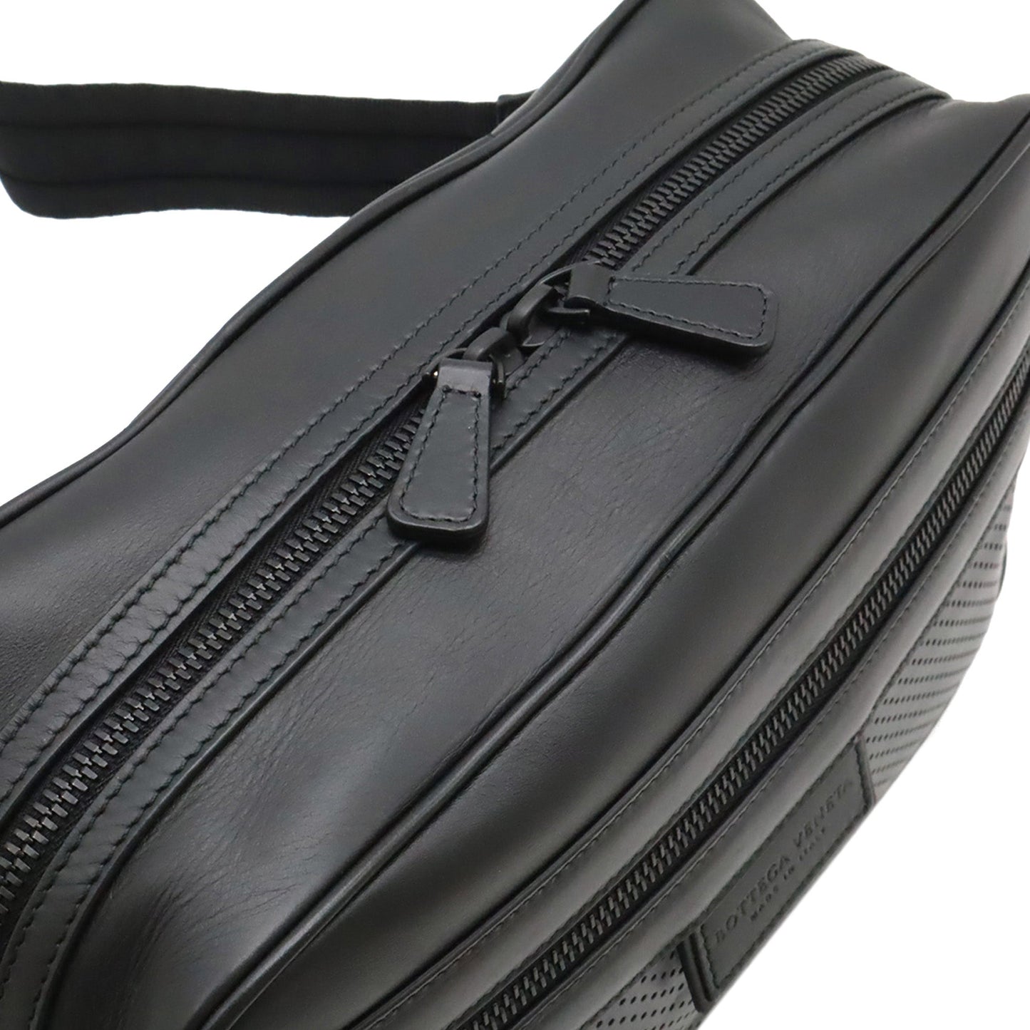 Bottega Veneta Perforated Calfskin Leggero Belt Bag