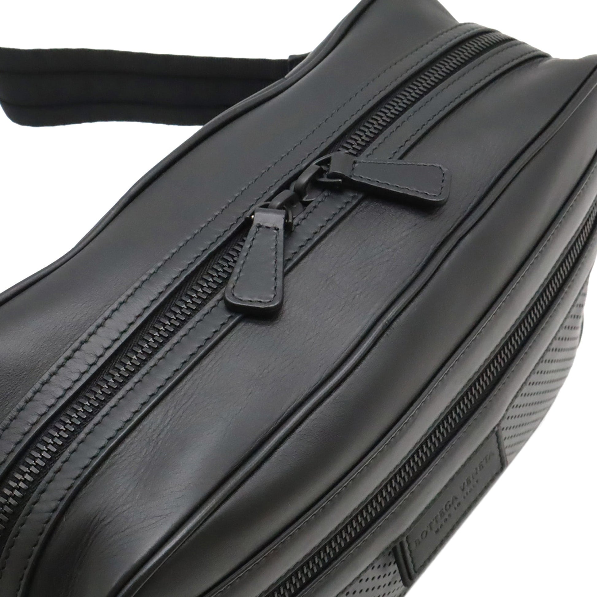 Bottega Veneta Perforated Calfskin Leggero Belt Bag