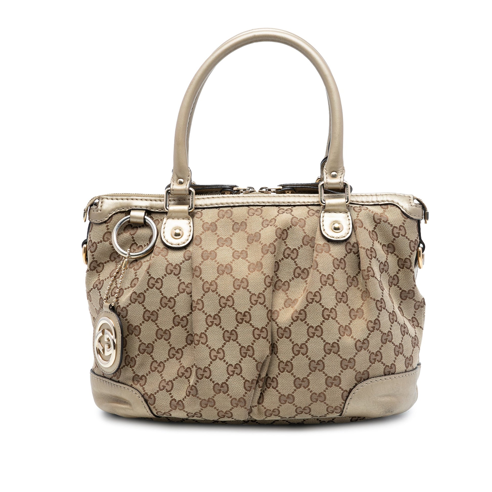 Gucci GG Canvas Sukey Satchel