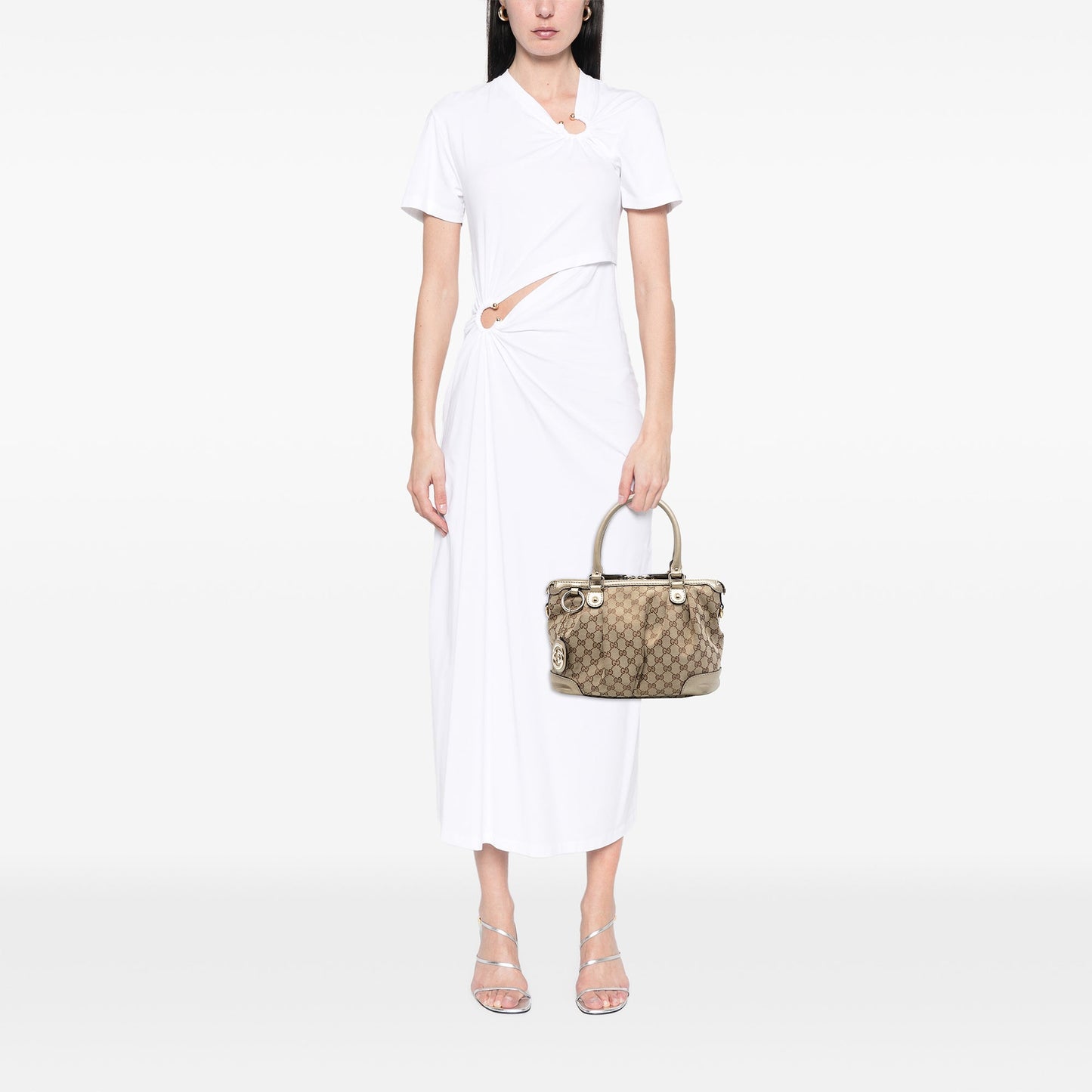 Gucci GG Canvas Sukey Satchel