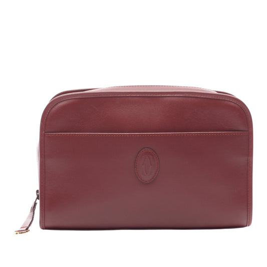 Cartier Must De Cartier Clutch — Red